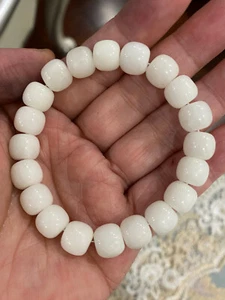 NEU HIGHEND*SELTEN*WUNDERSCHÖNES HETIAN WHITE JADE稀有天然和田玉白玉 ARMBAND - Bild 1 von 2