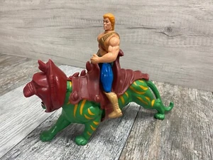 Figura He-Man Masters of the Universe Completa Gato de Batalla MOTU de Colección Taiwán 78 - Imagen 1 de 16
