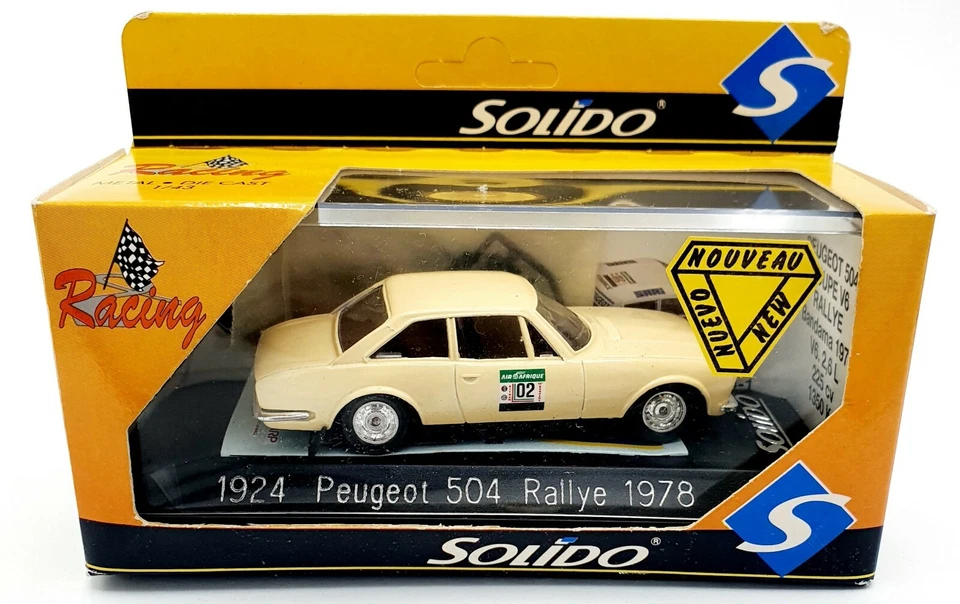 EBOND Modellino 1924 Peugeot 504 Rallye 1978 - Solido - 1:43 - 0110. - Immagine 1 di 1