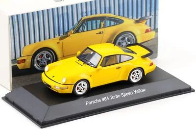 1:43 Spark Porsche 911 964 Turbo Coupe Speed Giallo MAP Museo Porsche - Immagine 1 di 3