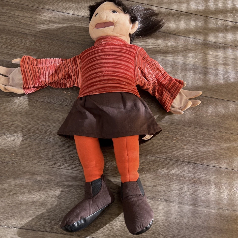 FOLKMANIS  24 Inch Puppet - Girl with Ponytails Puppet - Image 1 of 4