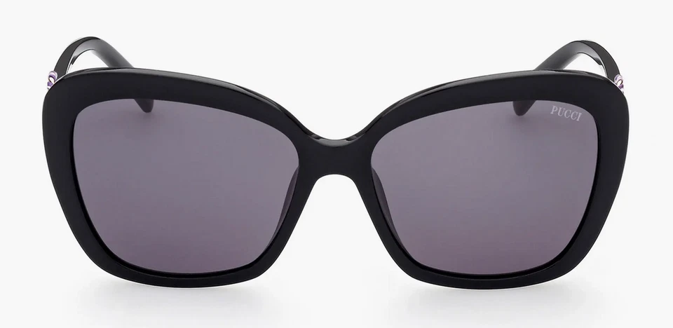 Gafas de sol Emilio Pucci negras Cateye 58 mm nuevas con etiquetas Foto 1 de 4