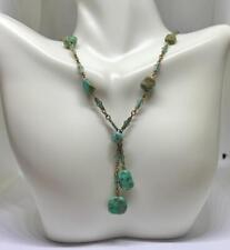 Turquoise Enamel Necklace Antique Art Deco Chinese Export Silver Gilt Vermeil