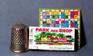 Casa delle bambole miniatura 1:12 parco e negozio gioco anni 50 retrò casa delle bambole bambina gioco giocattolo - Foto 1 di 4