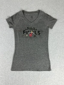Camiseta Adidas NBA Miami Heat para mujer calce medio ajustado 2012 vestuario campeones - Imagen 1 de 4