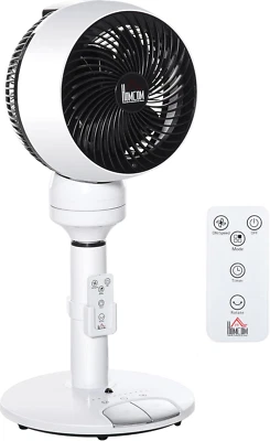 9" Oscillating Air Circulator Fan Remote Control 3 Speed Tilt Adjustable Height - Image 1 of 4