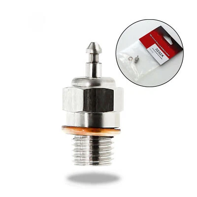RC Car #3232X Methanol Spark Plug Glow Plug Fire Head for 1/10 REVO 3.3 RC Car - Image 1 of 4