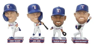 Texas Rangers 2023 World Series Champions 4 Pack Mini Bobble Bobblehead Set - Picture 1 of 5