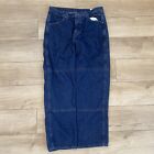 Vtg Draggin Jeans Mens 34x32 Blue Pants Motorcycle Kevlar Lined Made In The USA