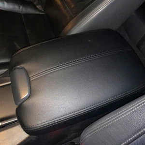 For 08-12 Honda Accord Leather Armrest Center Console Lid Cover w/ Base Black EA - Picture 1 of 10