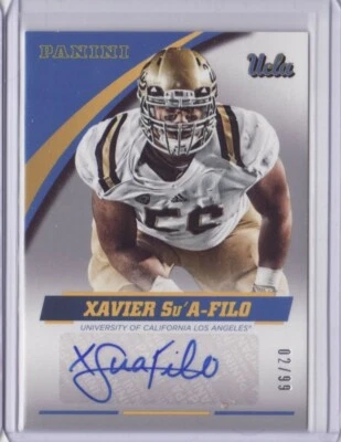 2015 Panini Collegiate UCLA Autograph Silver #XSF Xavier Su'A-Filo /99 Auto - Image 1 of 4