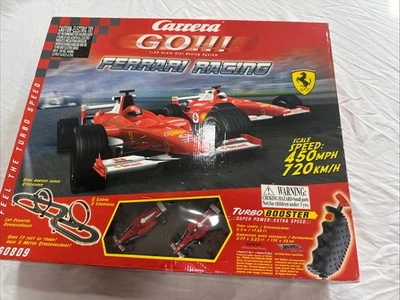 Carrera Go Ferrari Racing 1:43 Slot Car Racing System 60809, caja nueva abierta 🔥 Foto 1 de 4