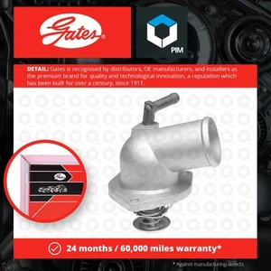 Coolant Thermostat fits VAUXHALL COMBO C 1.6 05 to 12 Gates 1338003 1338420 New - Picture 1 of 2