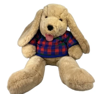 Commonwealth Dog Plush 1990 Tan Puppy 26" Long Floppy Ears  - Image 1 of 4