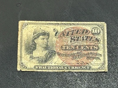 1863 10 Cent Fractional Currency LOW Shipping!!! - Image 1 of 2