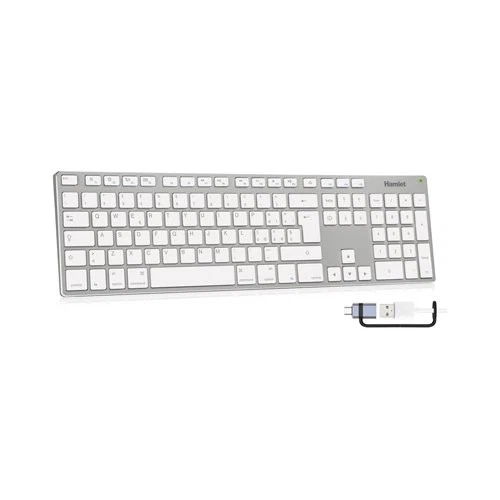 Hamlet Tastiera computer Mac Board Silver XKKITA MCX - Immagine 1 di 3