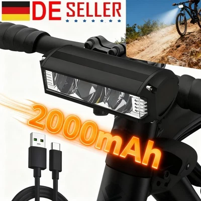 Bicycle Front Light High Brightness Strong Light Portable Flashlight - Image 1 of 4