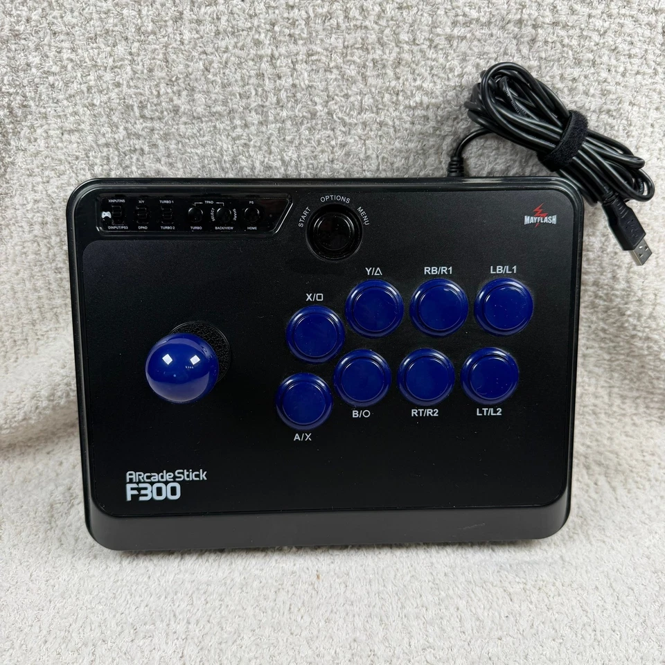 Mayflash Arcade Stick F300 Comandante de Lucha Controlador de Juego Accesorio USB Foto 1 de 4