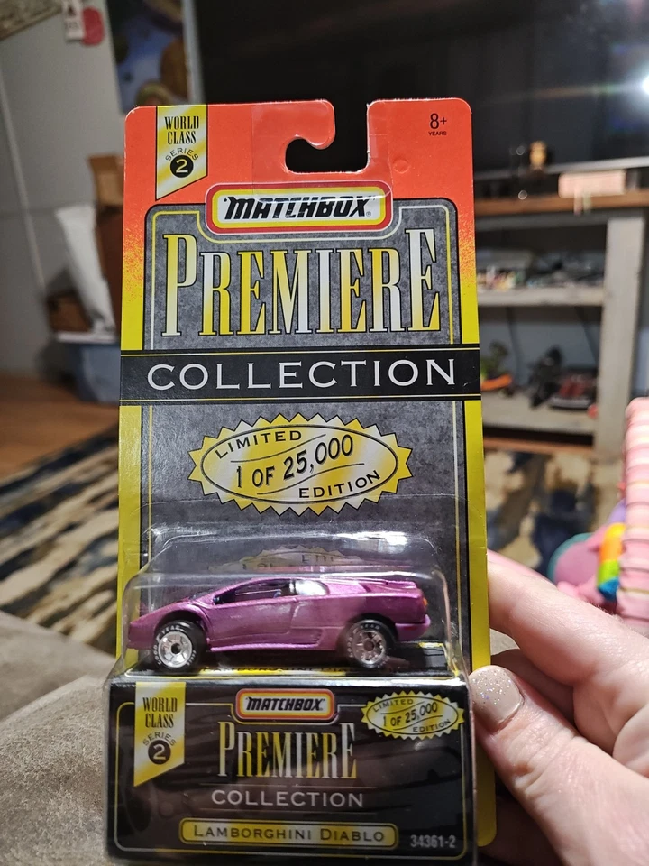 1995 MATCHBOX PREMIERE КОЛЛЕКЦИЯ ФИОЛЕТОВЫЙ LAMBORGHINI DIABLO КЛАСС СЕРИИ 2 АВТОМОБИЛЯ - Изображение 1 из 1