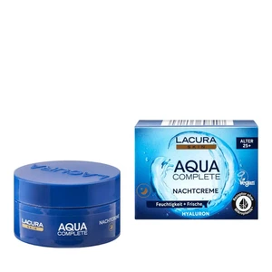 Lacura AQUA COMPLETE Hyaluron Komplex Nachtcreme Alle Hauttypen 50ml - Bild 1 von 5