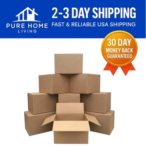 Medium Moving Boxes - 10-Pack 18" x 14" x 12" Eco-Friendly Cardboard Solutions - Picture 1 of 10