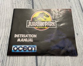 Vintage Vtg Nintendo NES Jurassic Park Instruction Booklet Manual, 1989
