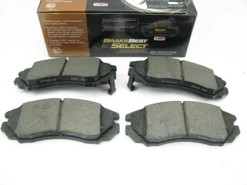 Brakebest SC1408 Front Ceramic Disc Brake Pads For 2007-2008 Hyundai Tiburon - Image 1 of 3
