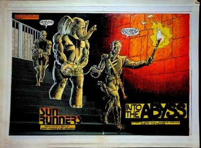 Cómics de Steve Oliff Sun Runners #5 pintados a mano Legacy Greyline Eclipse #SO Foto 1 de 4