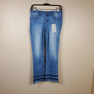 Dear John Light Wash Step Hem Flare Jeans Size 27 - Picture 1 of 10