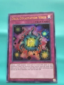 Yugioh - Deck Verwüstungsvirus Ultra Rare 1. Auflage LCKC-DE047 LP - Bild 1 von 2