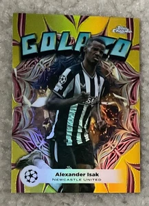 2024 Topps Chrome Alexander Isak Golazo Yellow /125! - Picture 1 of 2