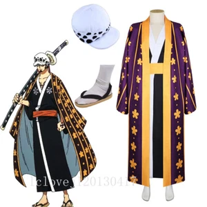 Cosplay einteilig Trafalgar D. Wassergesetz Luffy Halloween Kostüm Outfit Mantel - Bild 1 von 16