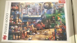 Trefl Red 6000 Piece Puzzle - Train Station - Picture 1 of 4