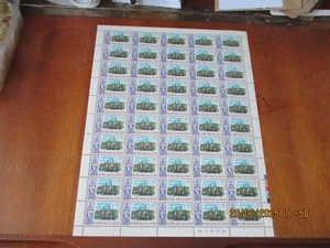 Norfolk Island 1967 - Ships Definitive  -  U/M MNH Complete Sheet Of 50 - SG83 - Picture 1 of 3