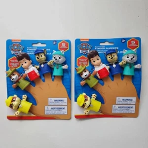 2 Packs - Nickelodeon PAW Patrol Bath Finger Puppets Chase and Friends Age 3+ - Picture 1 of 6