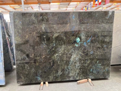 GRANITE Labradorite Stone Slab, Labradorite counters top table Slabs For Decor - Image 1 of 4
