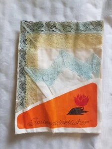 Alte DDR 3 Spitzenziertücher/Taschentücher von VEB Hundshübel original verpackt - Bild 1 von 4