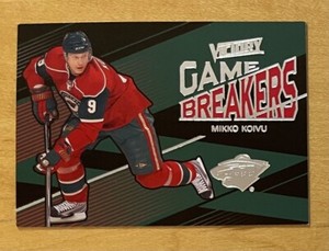 Mikko Koivu 2010-11 Victory Game Breakers Insert #GB-MK Minnesota Wild NM-MT