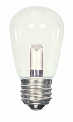 Satco S9174 LED S14 Clear 2700K Medium Base Light Bulb, 1.4W - Image 1 of 3