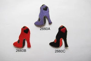 # 2660 ZAPATO DE TACÓN ALTO DE MODA DE SEÑORA, PARCHE DE APLICACIÓN DE LA DAMA DE COMPRAS - Imagen 1 de 4
