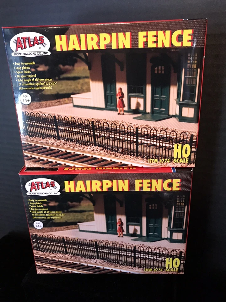 Atlas Model 774 Hairpin Style Fence HO Atl774