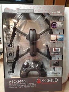 Aeronautics Premium Ascend Drone Video Asc-2680 Hd Camera 1080p 14+ Sealed New - Picture 1 of 3