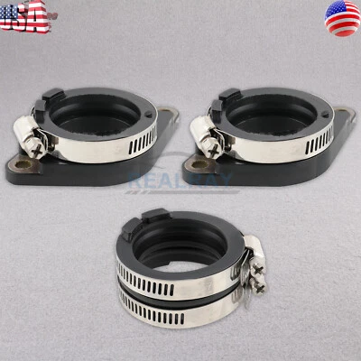 Bota colector de admisión de carburador 3 piezas para Honda VTX1300 R/S/C/T 2003-2009  Foto 1 de 4