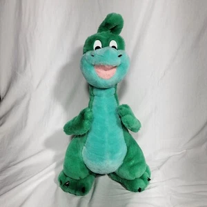 Plüsch Vintage 80er Plüschtier Denver der letzte Dinosaurier grün Dino 1988 Global Toys - Bild 1 von 4
