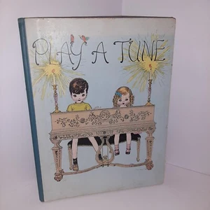Play a Tune w/Betty and Billy Book Virginia Pearson 1940 Children's Poems Music - Imagen 1 de 8