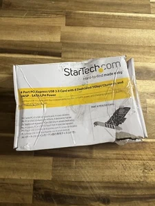 StarTech.com 4 Port USB 3.0 PCIe Card w/ 4 Dedicated 5Gbps Channels PEXUSB3S44V - Picture 1 of 5