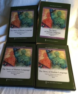 The Great Courses: The Story of Human Language Parts 1-3 Coursebook & Audio CDs - Picture 1 of 4