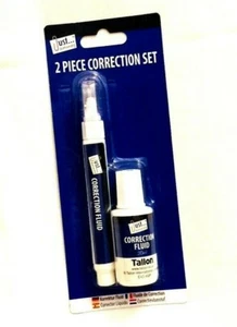 KIT CORRECTION TIP EX Flacon liquide avec brosse pointe fine applicateur stylo - Photo 1 sur 2