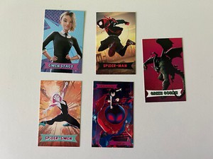 SPIDER-MAN INTO THE SPIDER-VERSE AMC Theatre trading card lot 5 