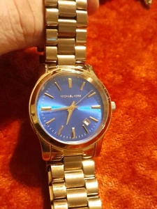 Michael Kors MK5923 Mens Watch Blue dial - Picture 1 of 6